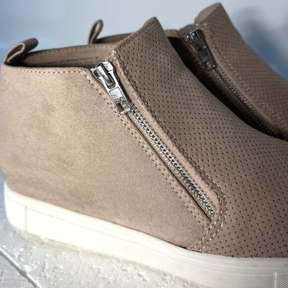 Time & Tru 7W Mocha Color Ankle Boot Sneaker Modern Sporty Minimalist Y2K - Picture 4 of 9